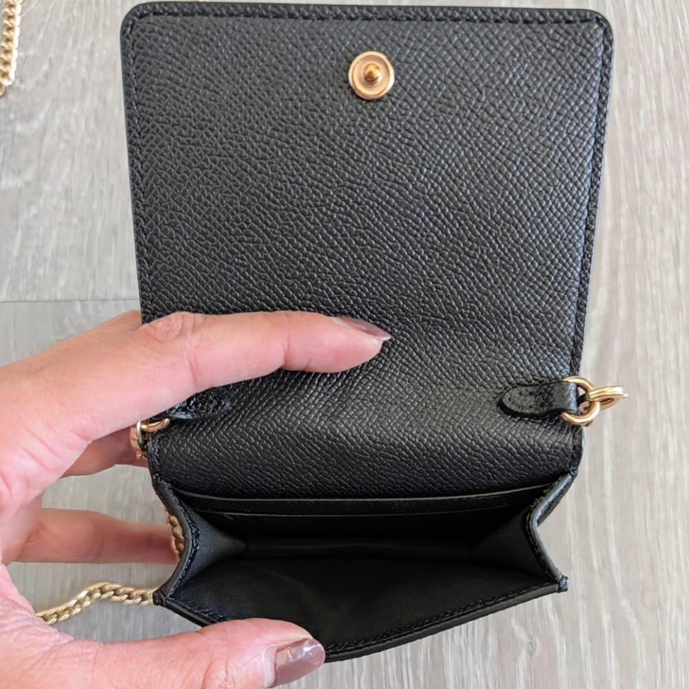 Coach Mini Wallet On A Chain - Picture 5 of 7